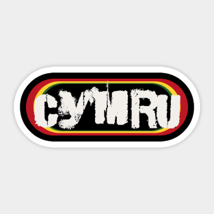 Cymru, authentic official Welsh supporter Sticker